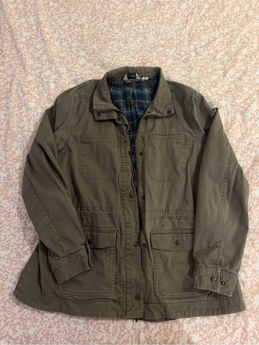 L.L. Bean Olive Green Military Field Jacket